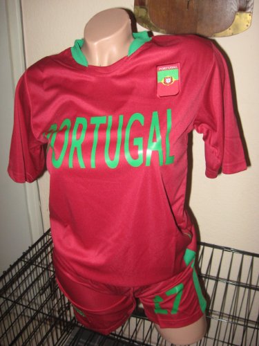 Kinder National Trikot Portugal 2 teilig Gr. 152