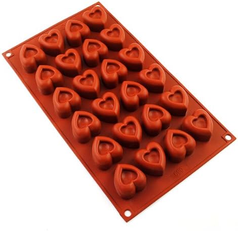 Treasure valley 24 cavity silicone chocolate mold.Chocolate Mold.gummies mold.candies mold.crayon mold.ice mold.chocolates mold.coconut candy mold.caramel mold.caramel candies mold.ice cubes mold.soap mold.Valentine's day candy mold.raw chocolates mold.chocolate truffles mold.heart shaped Chocolate Mold.heart shaped gummies mold.heart shaped candies mold.heart shaped crayon mold.heart shaped ice mold.heart shaped chocolates mold.heart shaped coconut candy mold.heart shaped caramel mold.heart shaped caramel candies mold.heart shaped ice cubes mold.heart shaped soap mold.heart shaped Valentine's day candy mold.heart shaped raw chocolates mold.heart shaped chocolate truffles mold.silicone heart shaped Chocolate Mold.silicone heart shaped gummies mold.silicone heart shaped candies mold.silicone heart shaped crayon mold.silicone heart shaped ice mold.silicone heart shaped chocolates mold.silicone heart shaped coconut candy mold.silicone heart shaped caramel mold.silicone heart shaped caramel candies mold.silicone heart shaped ice cubes mold.silicone heart shaped soap mold.silicone heart shaped Valentine's day candy mold.silicone heart shaped raw chocolates mold.silicone heart shaped chocolate truffles mold. (1 pcs a pack)