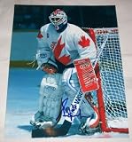 Grant Fuhr Autographed Team Canada 8x10 Photo W/PROOF, Picture of Grant Signing For Us, 5x Stanley Cup Champion, St. Louis Blues, Edmonton Oilers, Buffalo Sabres, Los Angeles Kings, Toronto Maple Leafs, Calgary Flames