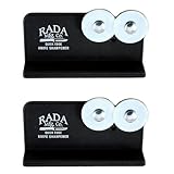 Rada Cutlery Quick Edge Knife Sharpener with Hardened Steel Wheels