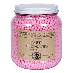 India Tree Pink Pretty Bubbles Party Decoratifs, 3.7  Pounds