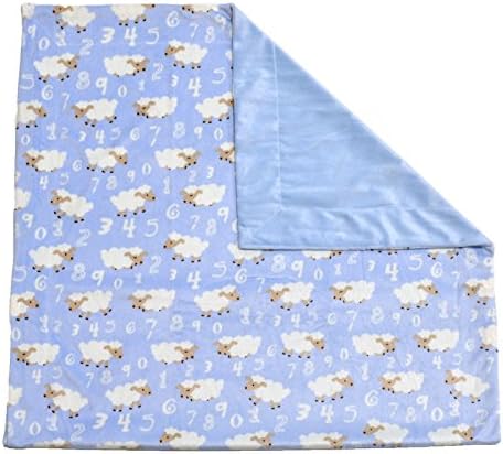 Marlo Lorenz Decorative Baby Thro (Blue Counting Sheep)