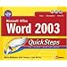 Microsoft Office Word 2003 QuickSteps