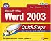 Books : Microsoft Office Word 2003 QuickSteps (Quicksteps)