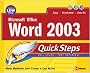 Microsoft Office Word 2003 QuickSteps