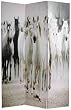 Equestrian Art Photo Print Mares & Stallions - 6ft. Herds of Horses Printed Photographs Room Divider Floor Screen