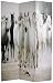 Equestrian Art Photo Print Mares & Stallions - 6ft. Herds of Horses Printed Photographs Room Divider Floor Screen