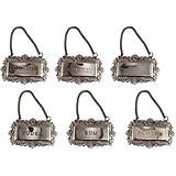 Engraved Liquor Decanter Labels - Set of 6