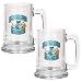 New Orleans Hornets NBA 2pc 15oz Glass Tankard Set - Primary Logo