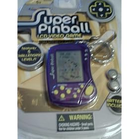 Super Pinball LCD Video Game Keychain