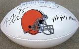 JOE HADEN SIGNED AUTOGRAPHED CLEVELAND BROWNS LOGO FOOTBALL COA + HOLOGRAM