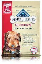 Blue Buffalo Regular Blue Bones Natural Dog Dental Chews, 12 oz. (Packaging May Vary)
