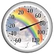 Springfield  90007-44 13.25 Rainbow Sky Low Profile Patio Thermometer