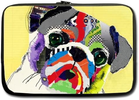 Funny Laptop Bag - Funny Pug 15 15.6 inch Laptop Sleeve Bags for Notebook,Macbook Pro,Macbook Air