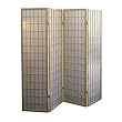 ORE International 4-Panel Room Divider, Natural