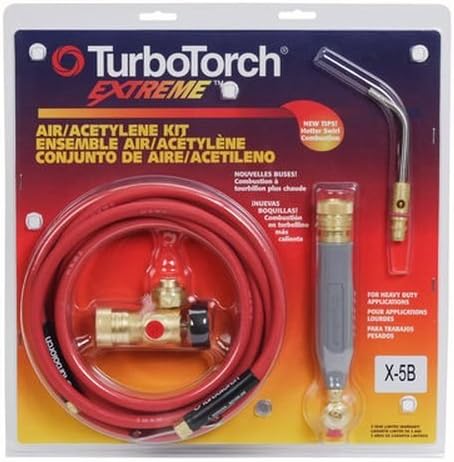 Victor TurboTorch 0386-0338 X-5B Torch Kit Swirl, for B tank, Air Acetylene by Builders World Wholesale Distribution