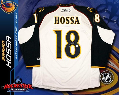 Marian Hossa Atlanta Thrashers White Reebok Premier Jersey - NHL Replica Adult Jerseys