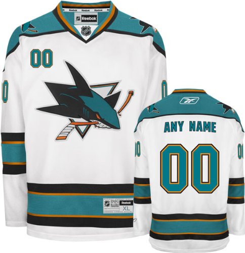San Jose Sharks White Premier Jersey: Customizable NHL Jersey