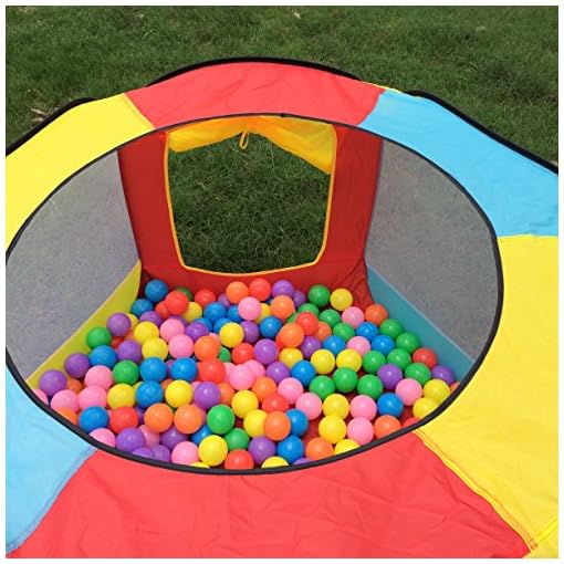 Kiddey Ball Pit Play Tent for Kids 6Sided Ball Pit for Kids Toddlers