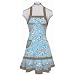 Daisy Kingdom Easy Cut and Sew Fashion Apron Kit , Blue Toile