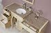 DecoLav Jordan-69.25 Antique White Jordan 69.25 Vanity with 3 Drawer Bank, 1 Drawer Console and Van