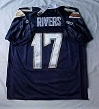 Philip Rivers Hand Signed Autographed Authentic San Diego Chargers Reebok Jer...