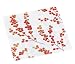Kitchen & Housewares : Caspari Berry Branches Paper Cocktail Napkin Package in Gift Box, Pearl and Red