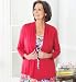 Classic Collection 34 Sleeve Open Front Cardigan