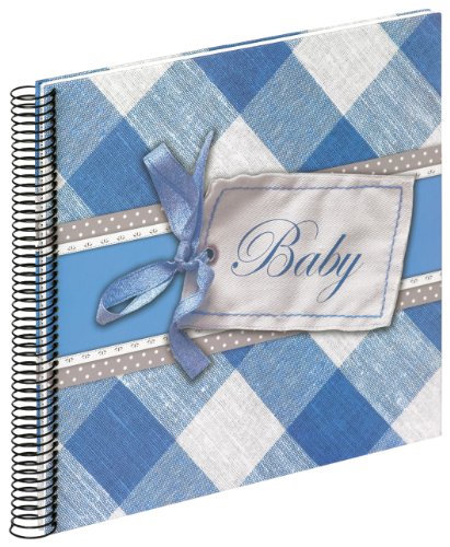 Walther SA-106-L Spiralbabyalbum Happiness, 30 x 30 cm, blau Preisvergleich