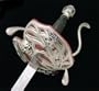 New 45" Rapier Renaissance Sword w/ Leather Scabbard