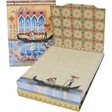 Venetian Gondola Houses and Homes Adorable Magnetic Mini Purse Notepads