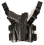 BLACKHAWK! Serpa Level 3 Tactical Black Holster, Size 04, Right Hand