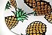 Shensee Neutral Design Pineapple Snapback Bboy Hat Adjustable Baseball Cap Hip-hop Hat (white)