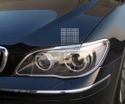 BMW 7 Series E65-E68 2006-2009 Prestige Collection Headlight Chrome Trim Upgrade