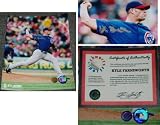 Kyle Farnsworth Signed Cubs Action 8x10 Photo