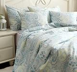 New Shabby and Elegant Style Classic Pretty Patterns Cotton Duvet Cover Bedding Set-Queen Size