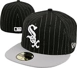 Chicago White Sox Fitted Hat: New Era 59FIFTY T Stripe 2 Fitted Hat
