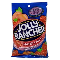 Jolly Rancher Hard Candy, Passion Mix, 7-Ounce Bags (Pack of 12)