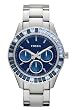 Fossil - Stella Baguette Stainless Steel Watch - Blue ES2958