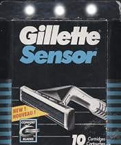 Gillette Sensor Cartridges 10 Refill Blades
From Gillette
