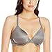 Maidenform Women's One Fab Fit Extra Coverage Lace T-Back, Steel Grey, 36B