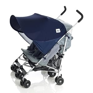 Protect-a-Bub Classic Sunshade - Twin - Navy