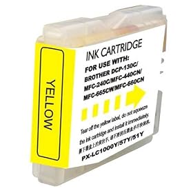 EFORCITY Premium Brother LC51Y Compatible Yellow Ink Cartridge by eforcity