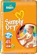 Pampers Simply Dry Windeln Gr.4 Maxi 7-18 kg Sparpaket, 40 Stück