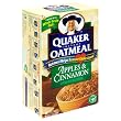 Quaker Instant Oatmeal Apples & Cinnamon, 12.3-Ounce Boxes (Pack of 6)