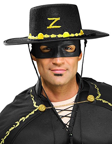 Rubie's Costume Co Men's Zorro Hat and Eye Mask Set