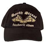 LUCKY Brand Skeleton LOGO Cap Hat One size Adjustable Black Mens
