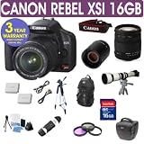 Canon Rebel XSi + Sigma 18-200 f3.5-6.3 DC Lens + 650-1300mm Zoom Lens + 2x Telephoto T-Mount Lens + 3 Year Celltime Warranty Repair Package Canon Rebel XSi + Sigma 18-200 f3.5-6.3 DC Lens + 650-1300mm Zoom Lens + 2x Telephoto T-Mount Lens + 3 Year Celltime Warranty Repair Package