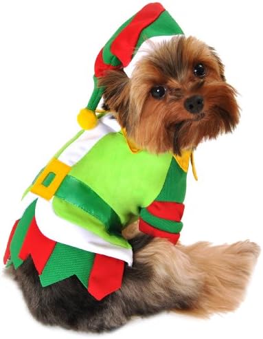 Anit Accessories 16-Inch Santa's Lil' Helper Dog Costume, Medium