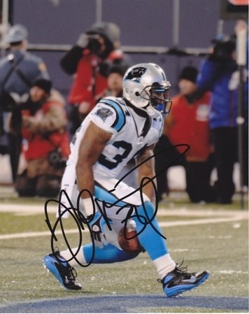Deangelo Williams Autographed/Hand Signed Carolina Panthers 8x10 Photo